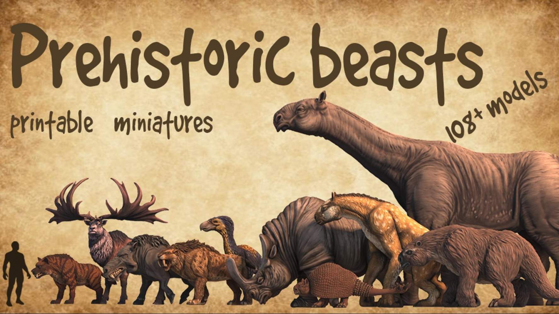 Tamed and Wild Ones- prehistoric Beasts and Terrains!