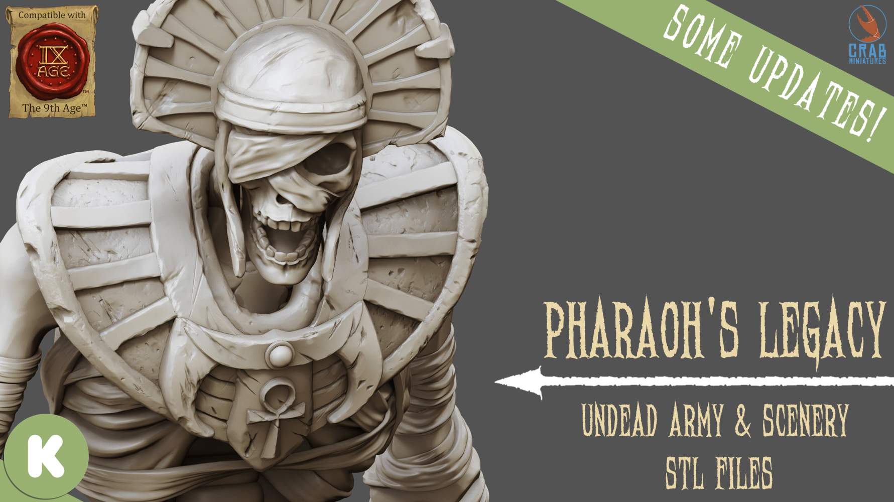 Pharaoh's Legacy: Undead Army - STL Files