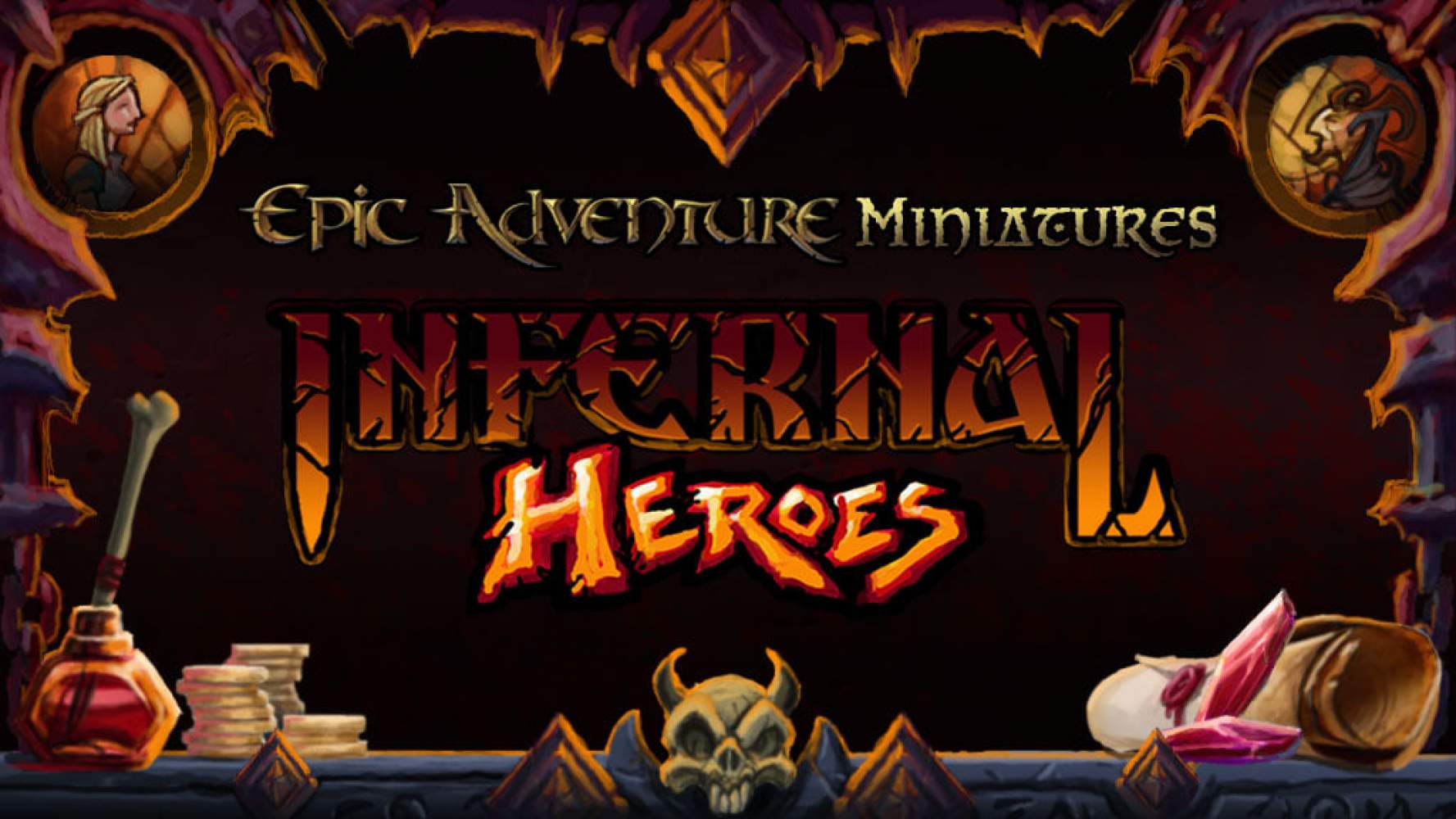 Epic Adventure Miniatures: Infernal Heroes