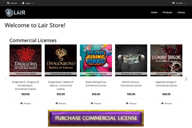 Lair Store Screenshot