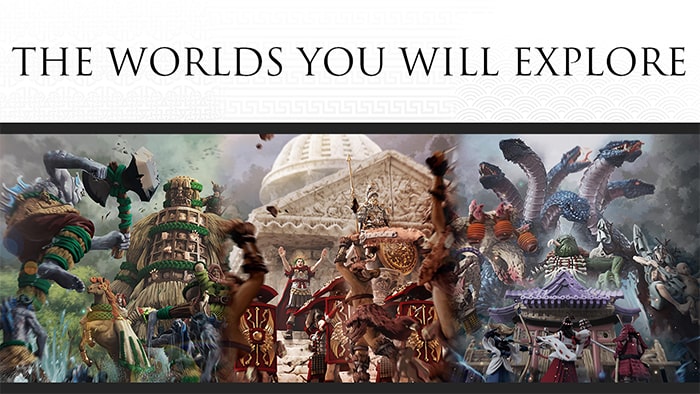 The Worlds you will explore