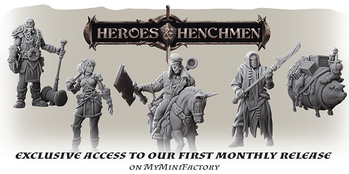 Heroes & Henchmen minis