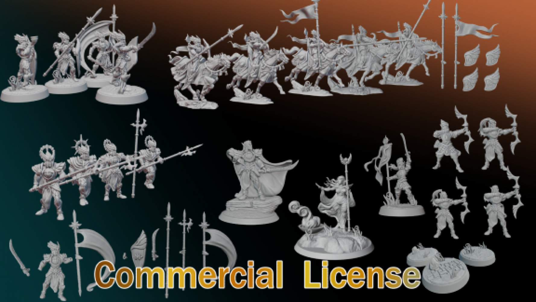Sun Elf Army Commercial License's Cover