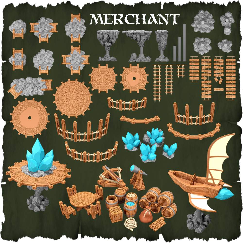 Floating Islands - Merchant's Cover