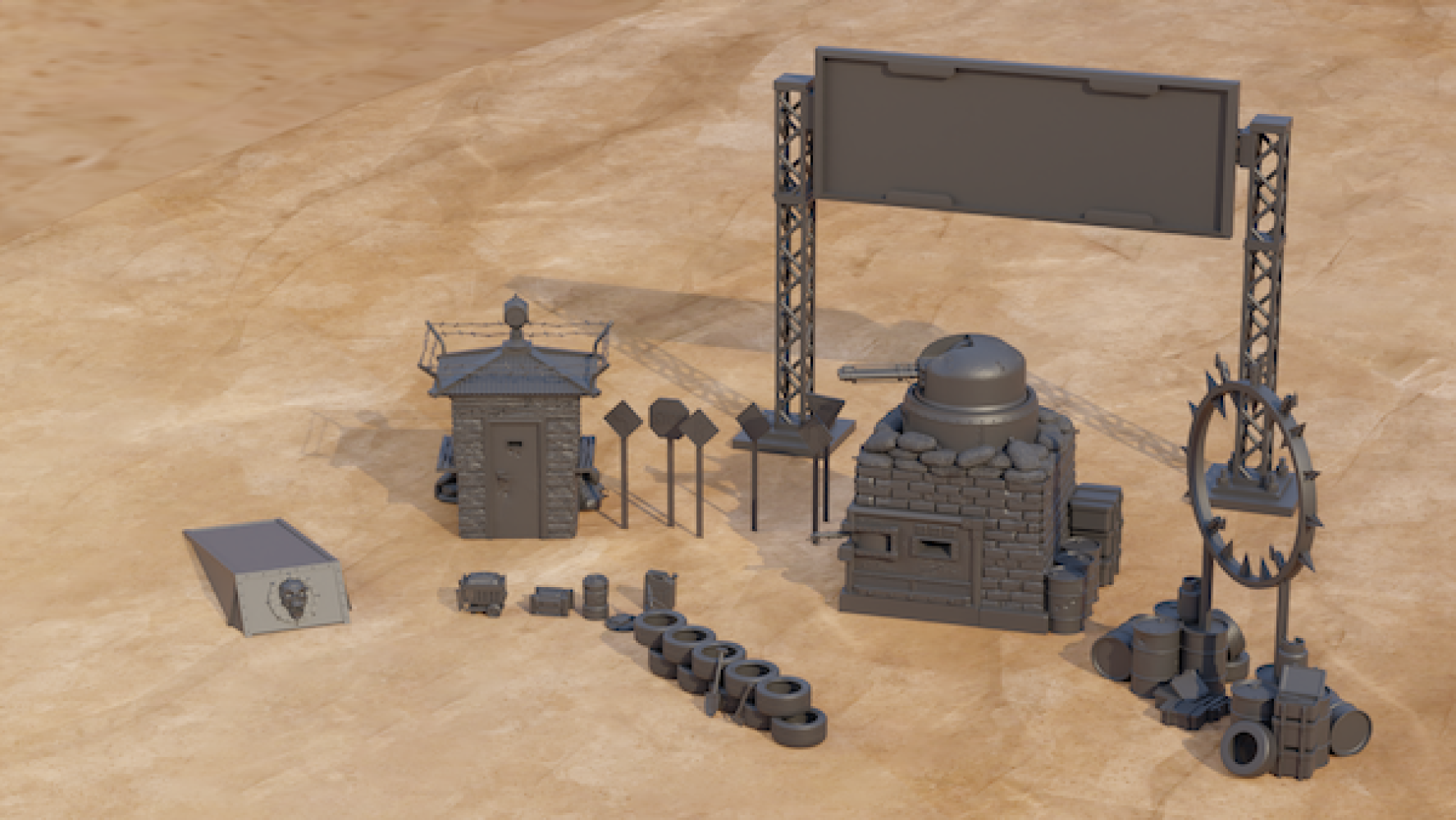 Wasteland Scatter Terrain Bundle's Cover