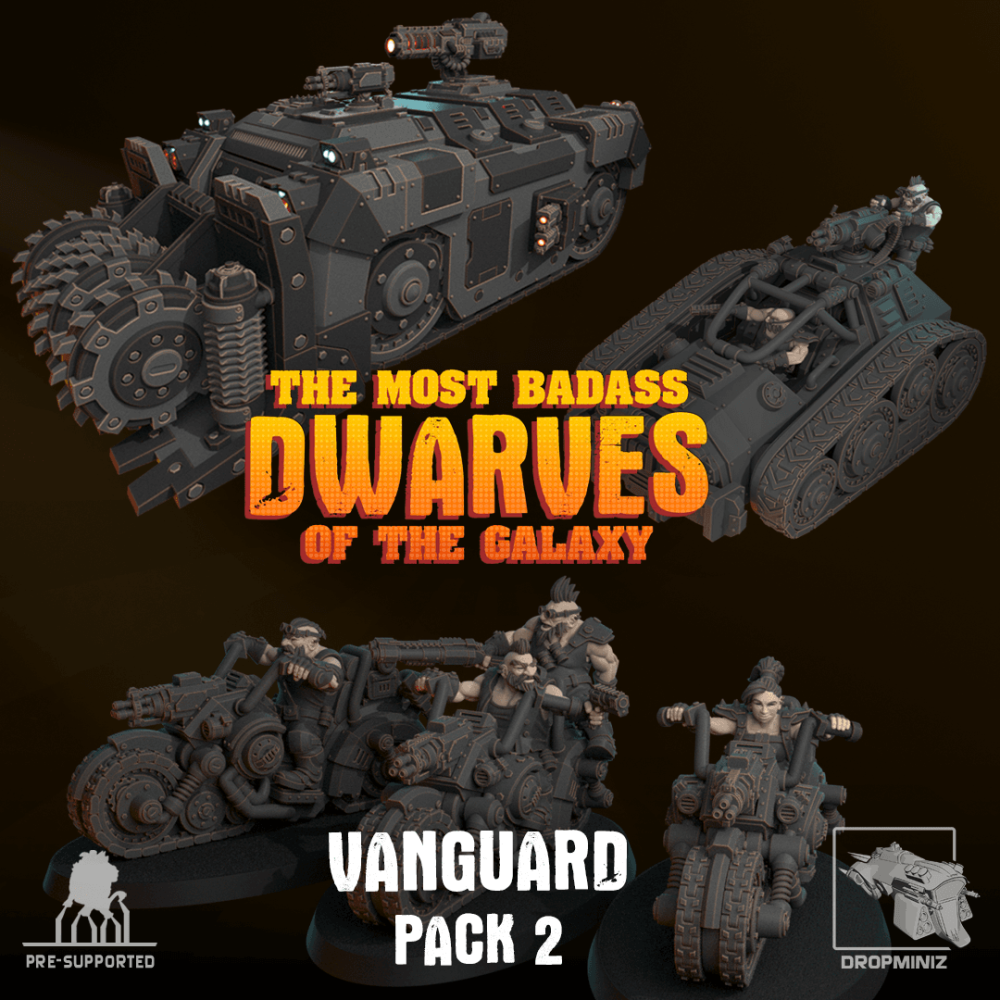 Sci-Fi Dwarves - Vanguard Pack 2 - Vehicles's Cover