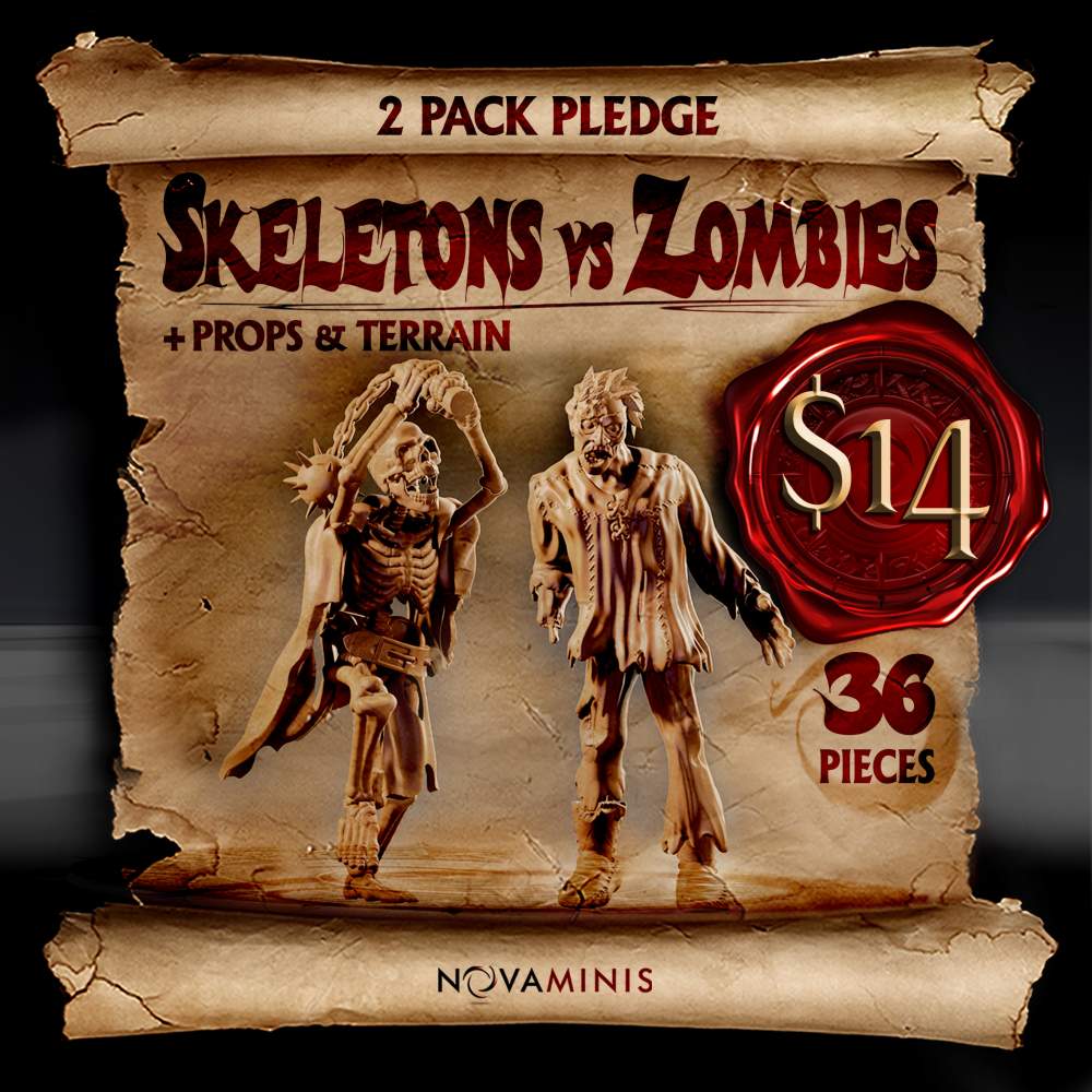 Skeletons vs Zombies's Cover