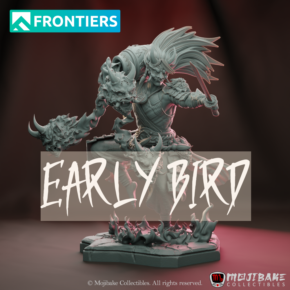 Early Bird Oni Demon Hunter Diorama & Bust- First 20's Cover