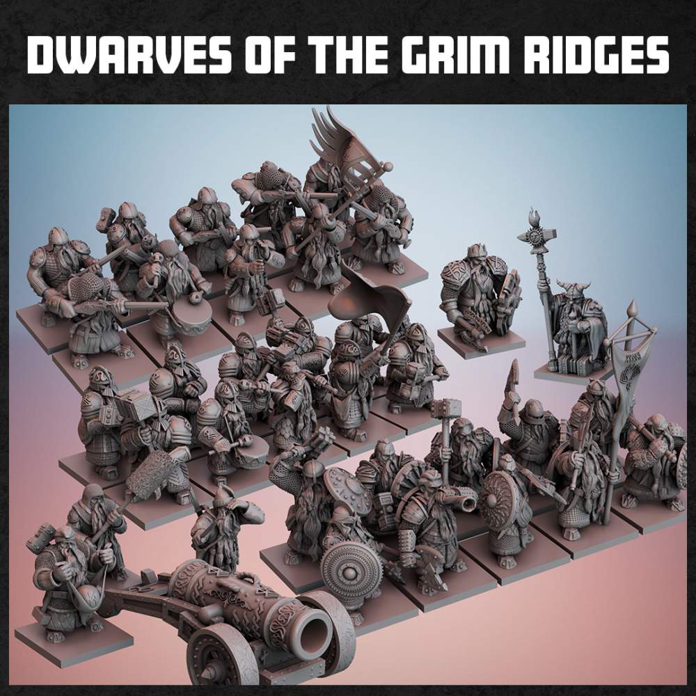 Dwarves of the Grim Ridges 's Cover
