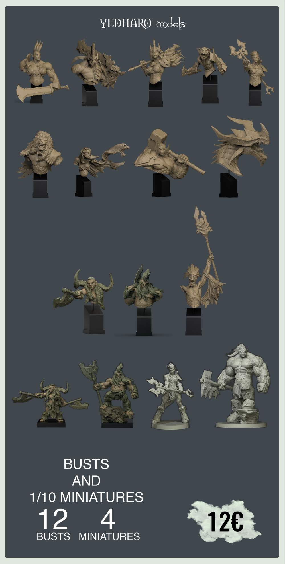 Busts and 1/10 Miniatures's Cover