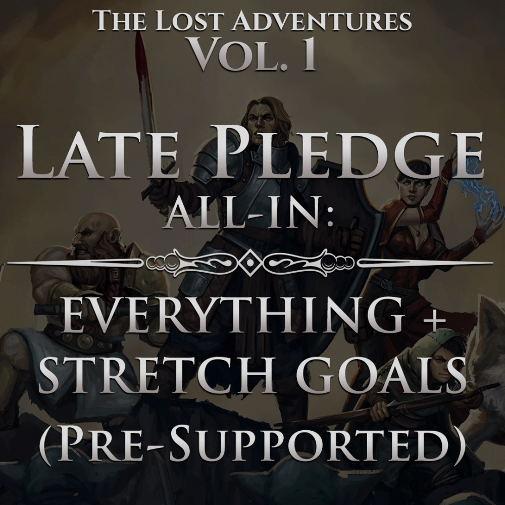 Lost Adventures: Vol. 1 All-In Pledge (Pre-Supported)'s Cover