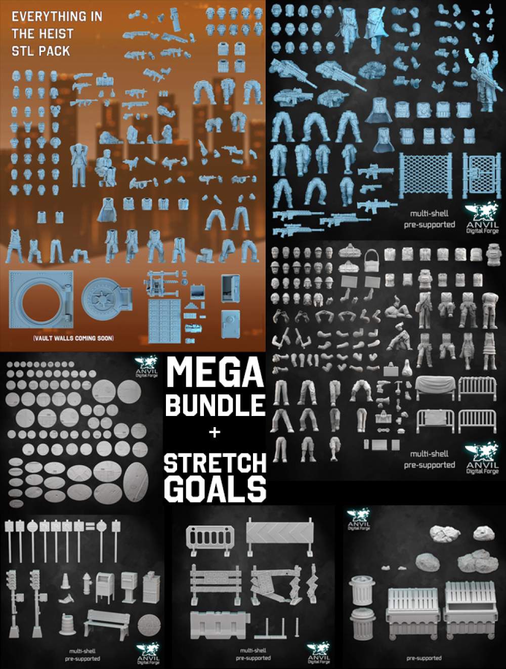 The Heist: MEGA STL BUNDLE Deal!'s Cover
