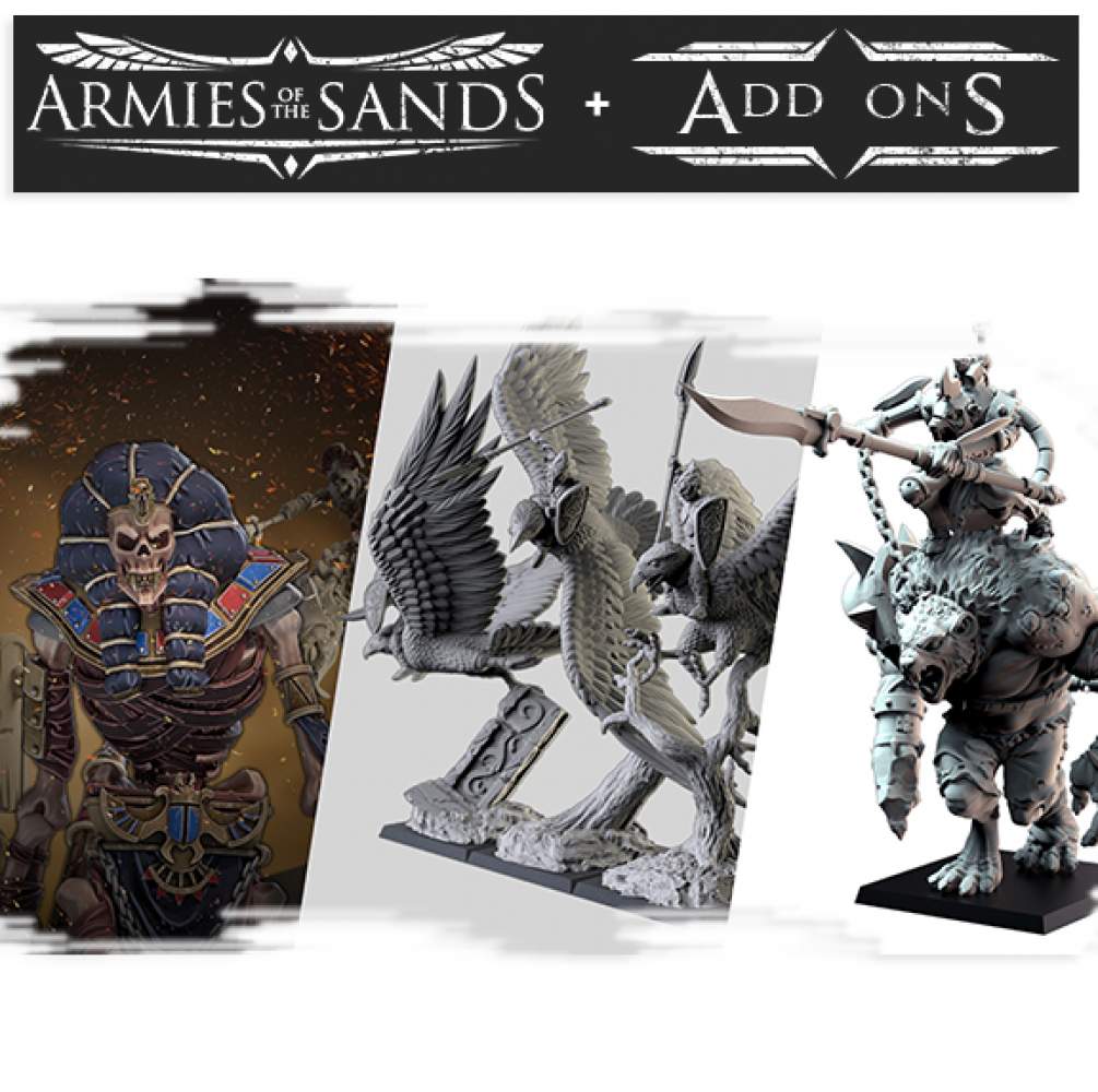 Armies of the Sands + Add Ons's Cover