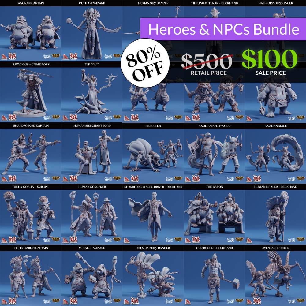 Heroes & NPCs Bundle's Cover