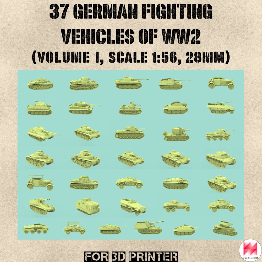 37 GERMAN Fighting vehicles of WW2 - PERSONAL USE's Cover