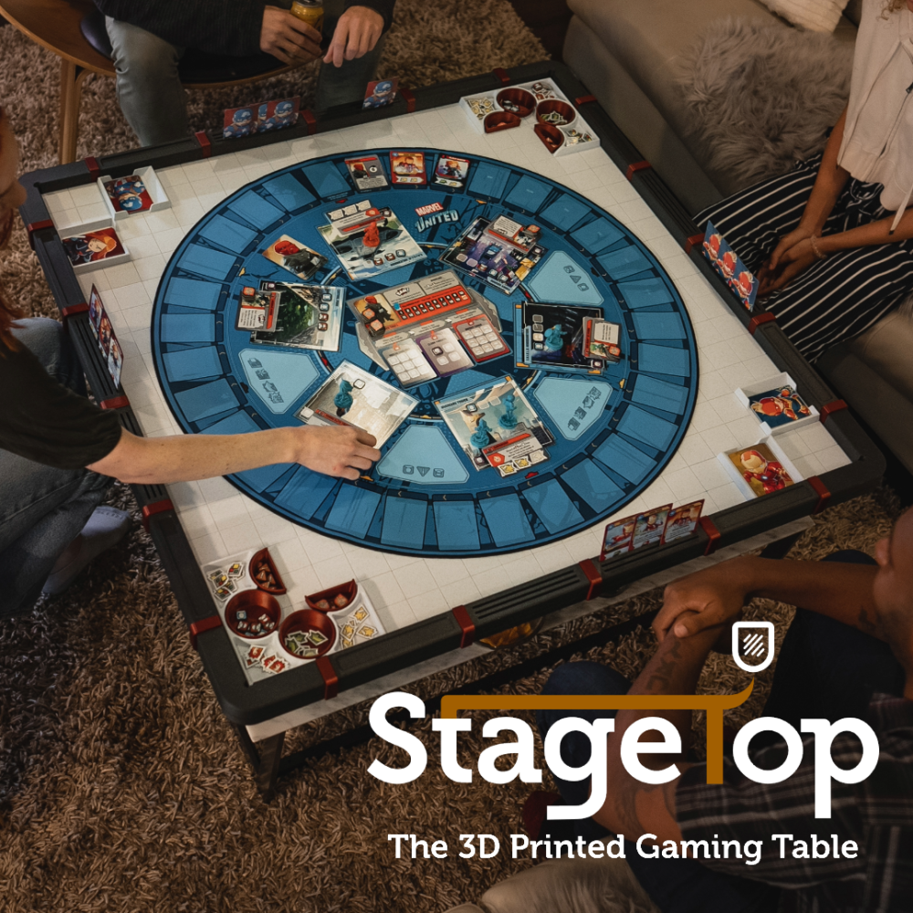 StageTop the 3D Printed Gaming Table's Cover