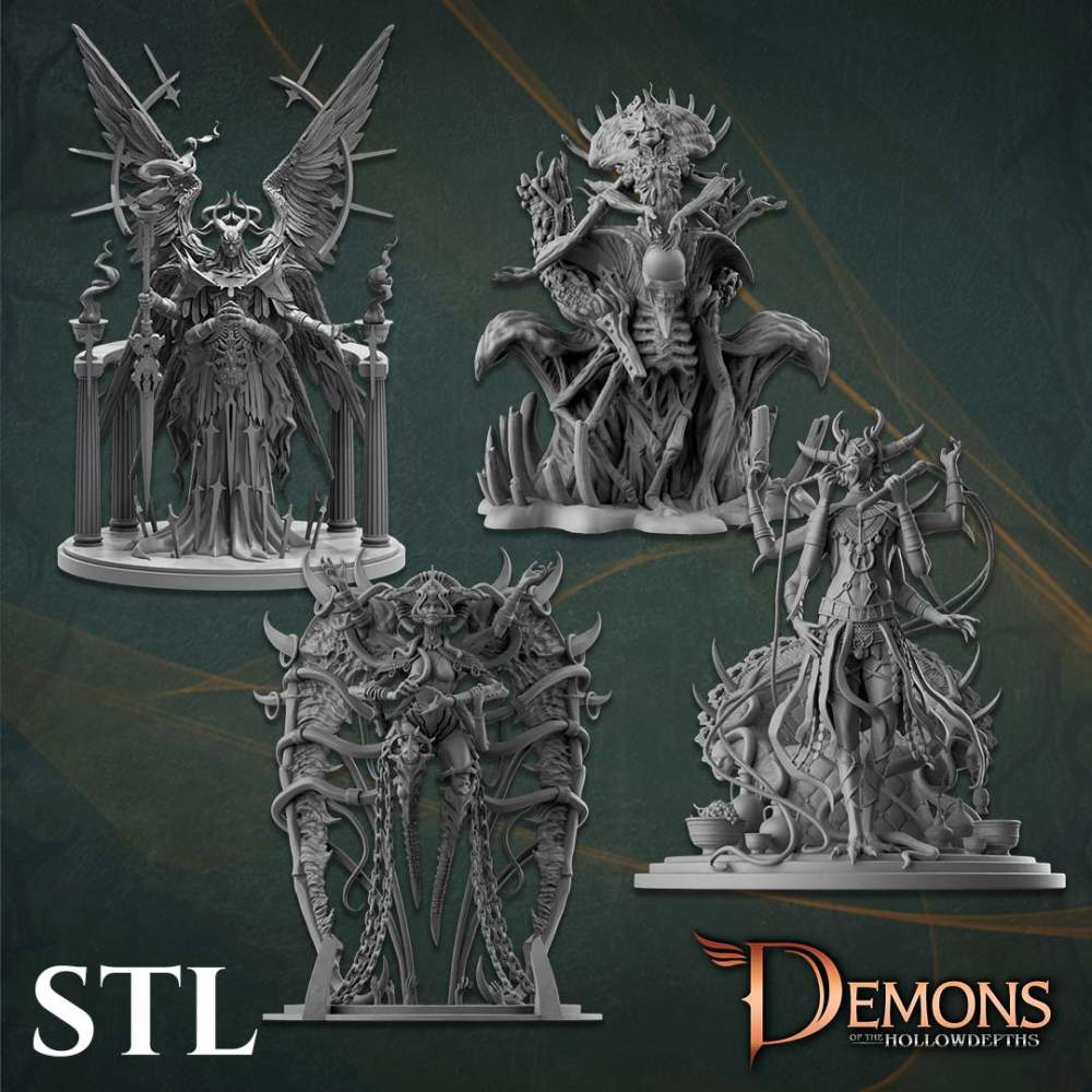 Demons/Daimoi (3D printable Files)'s Cover