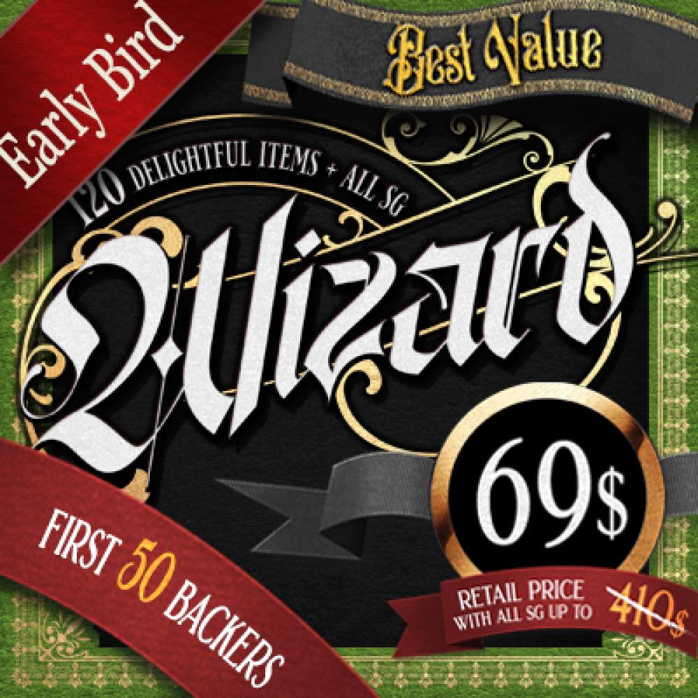 EB WIZARD - 120 files + ALL Unlocked Stretch Goals!! (Early Bird)'s Cover