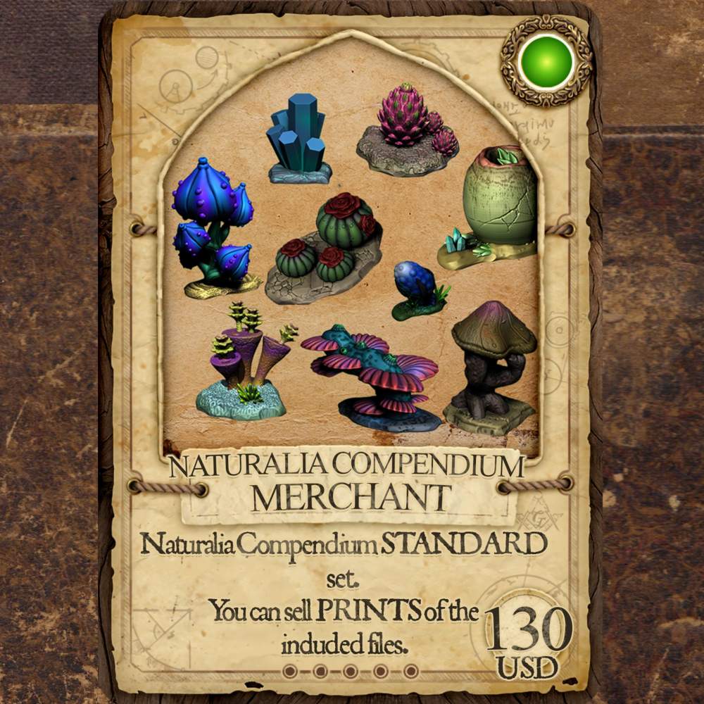 COMMERCIAL Naturalia Compendium's Cover