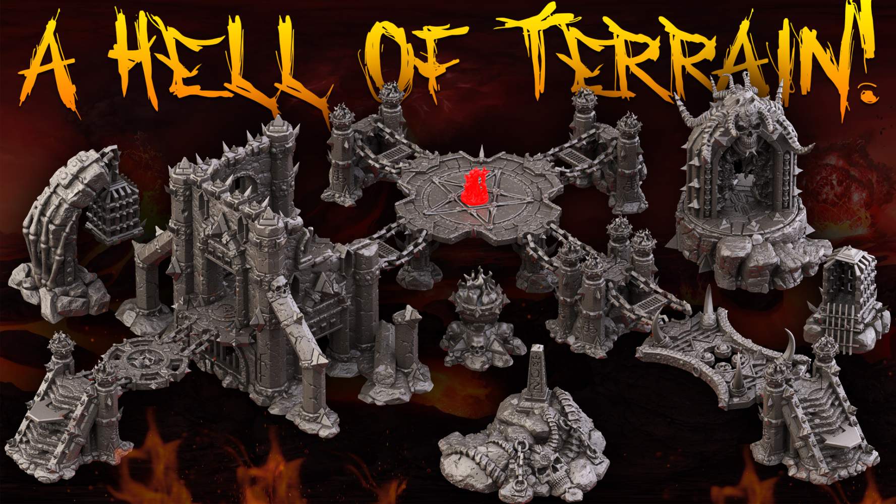 A Hell of Terrain - All-in's Cover