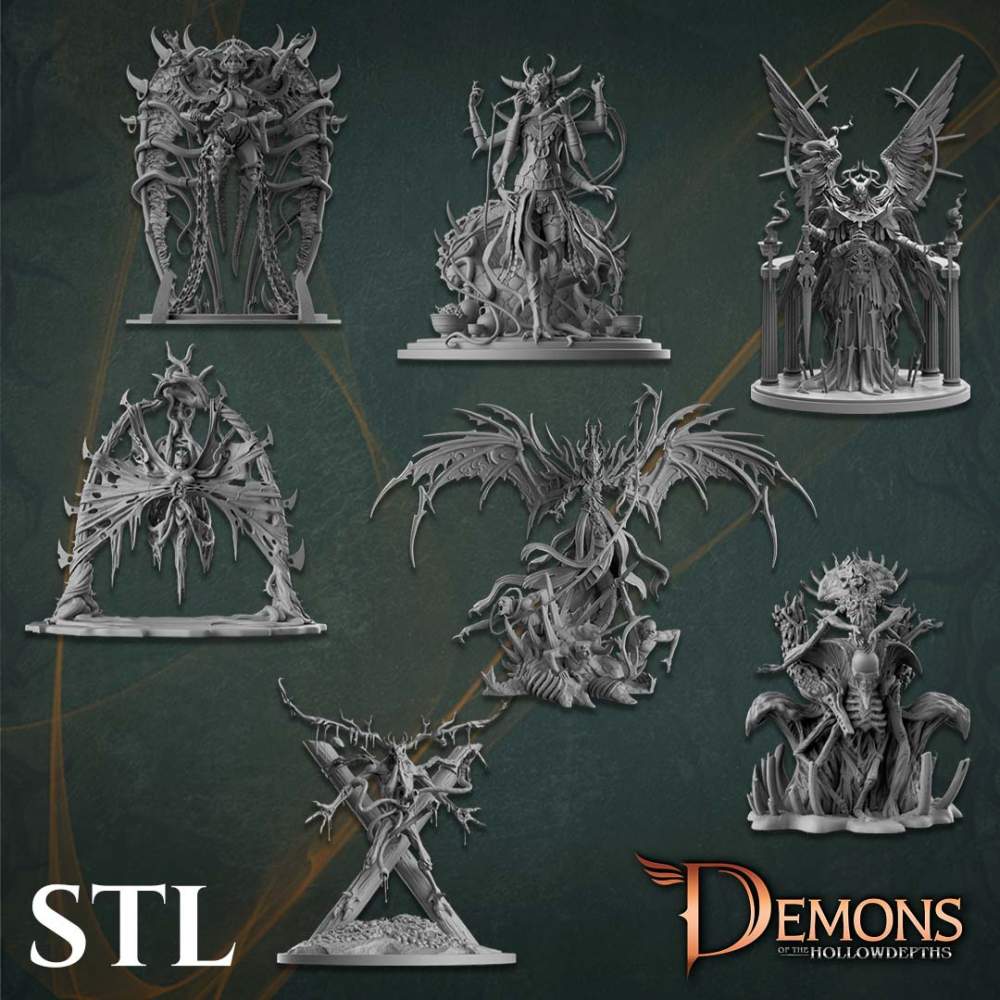 Demons + Heralds (3D printable Files)'s Cover