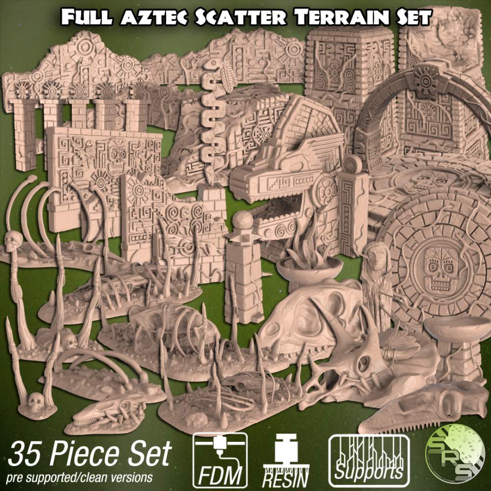 Aztec Scatter Terrain Set's Cover