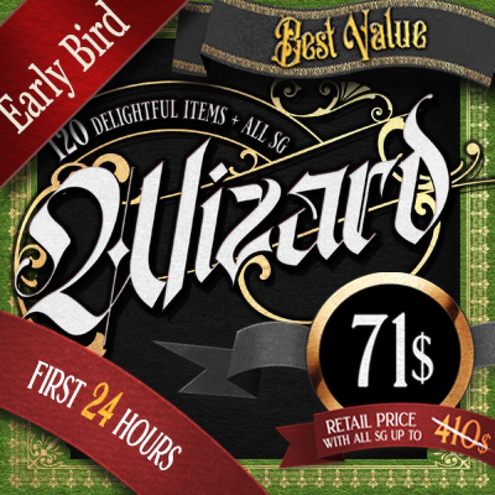 EB 1st day WIZARD - 120 files + ALL Unlocked Stretch Goals!! (Early Bird ends Dec.6 @3AM GMT)'s Cover