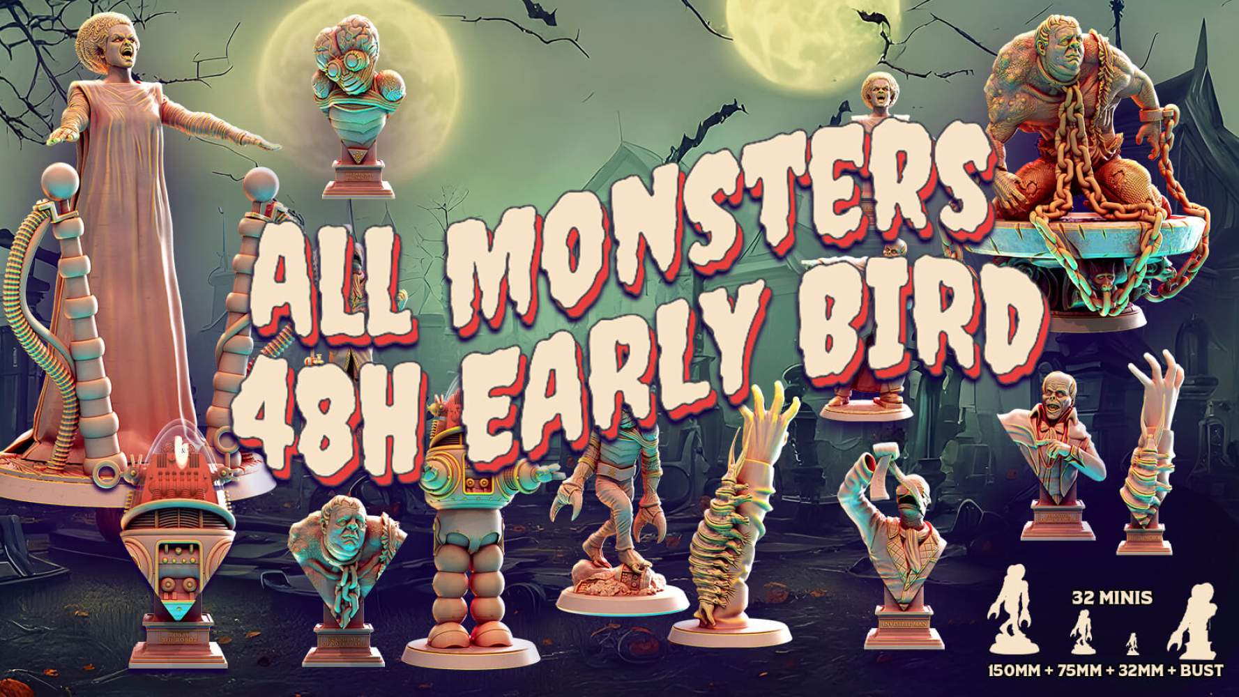 All Monsters 48H EARLY BIRD's Cover