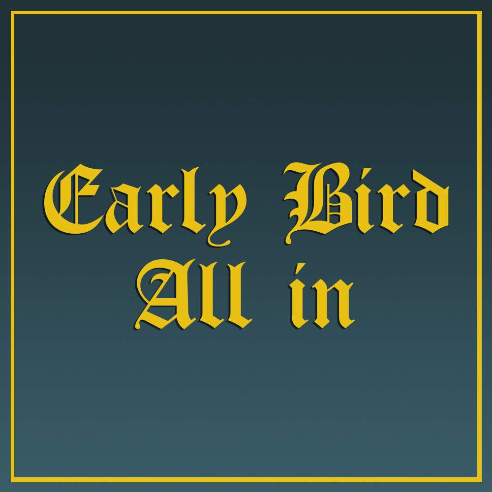 Early bird - Demons&Dragons All in's Cover