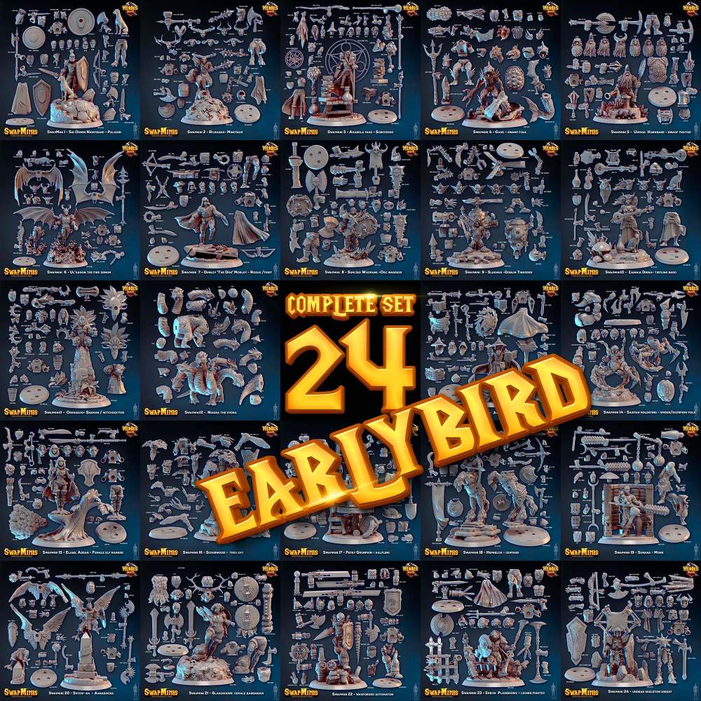 Complete set 24- early bird's Cover