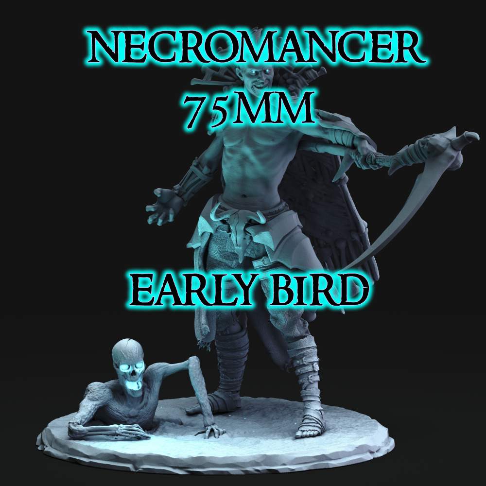 Early Bird-75mm Necromancer-Painters and collectors's Cover
