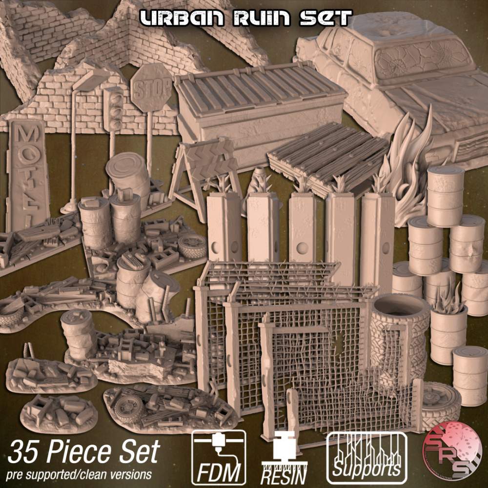 Urban Ruin Themed Scatter Terrain's Cover