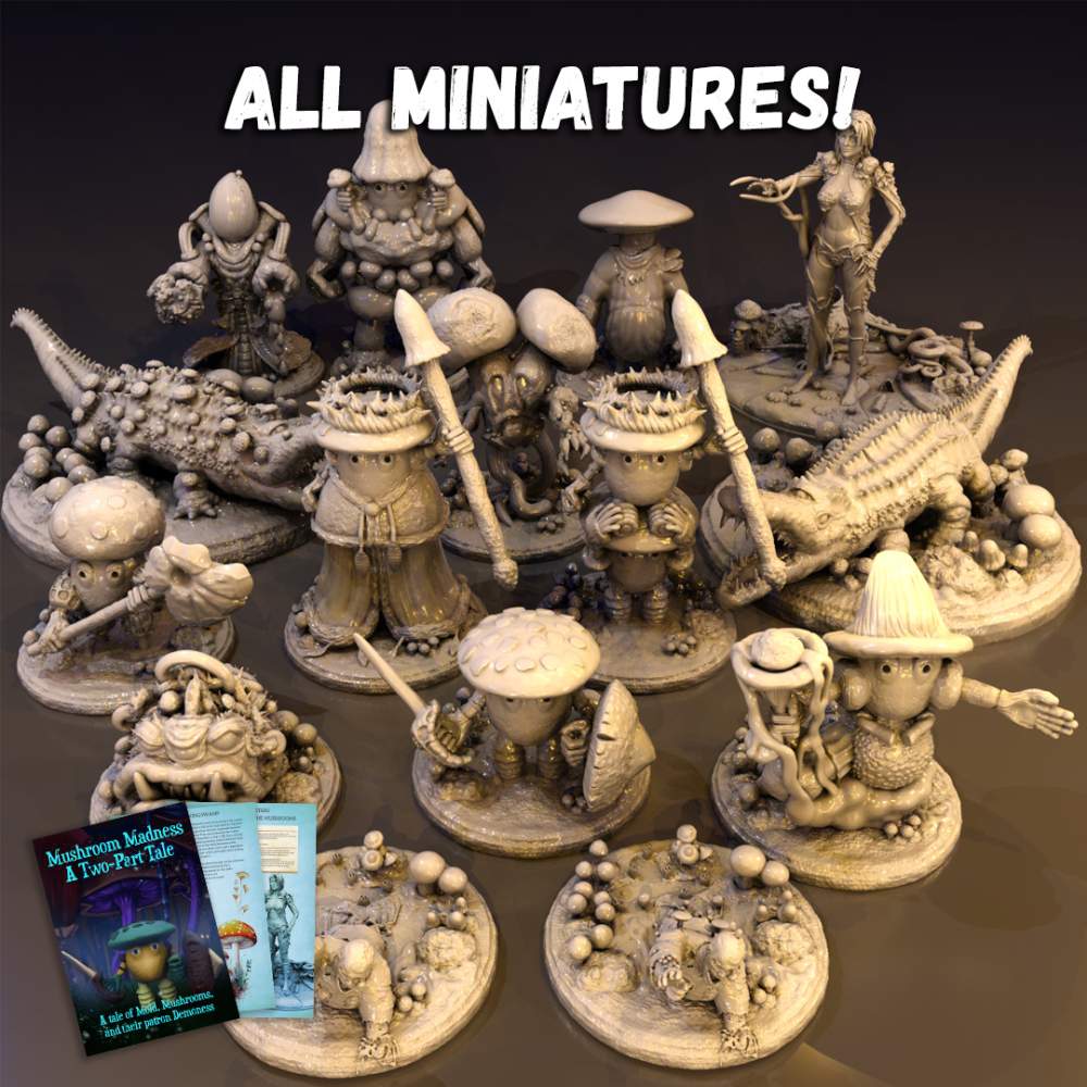 Mushroom Madness Miniatures's Cover