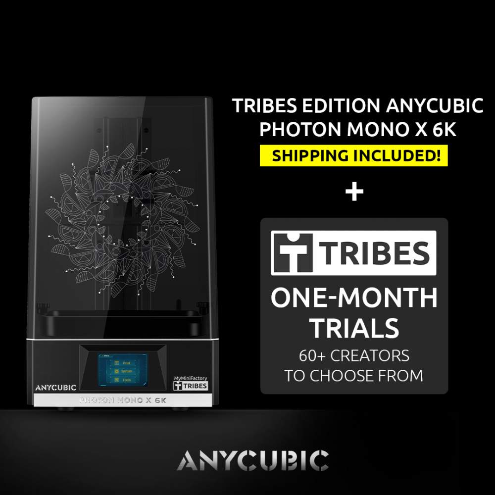 Tribes Edition Anycubic Photon Mono X 6K's Cover