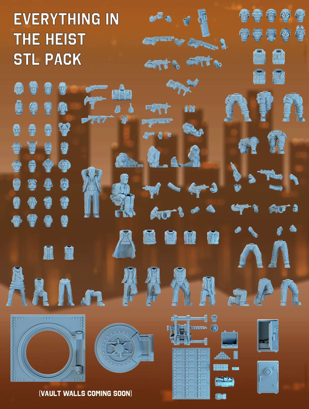 The Heist STL Pack's Cover