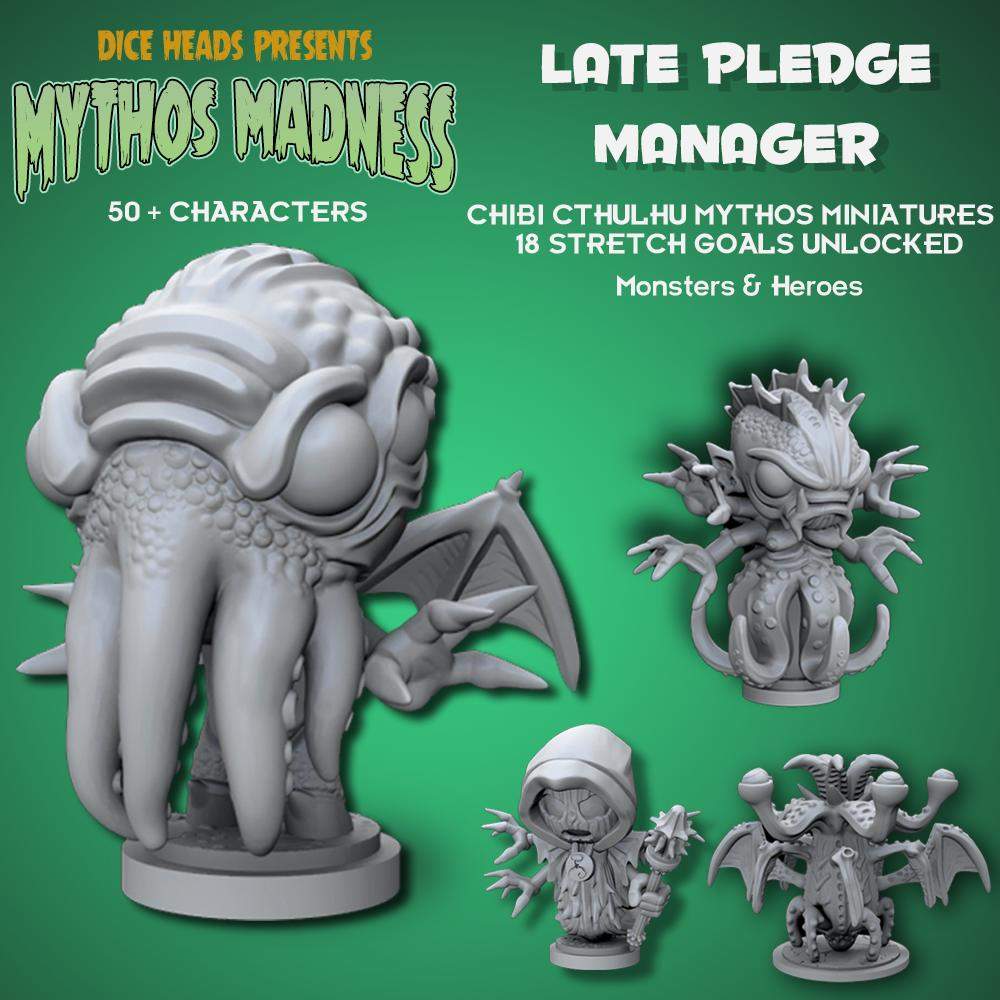 DEEP MADNESS Lot of 3 ATROCITY Cthulhu Mythos Horror Miniature Figures!! 