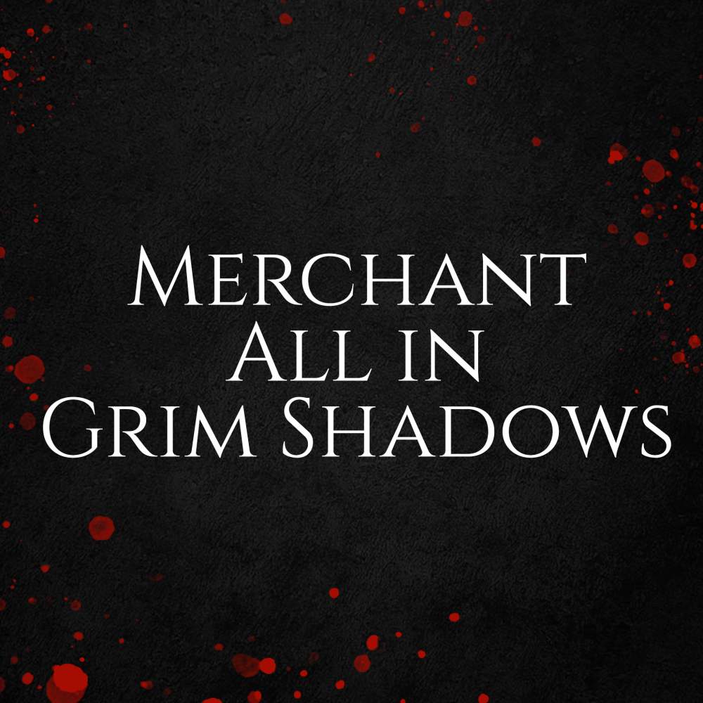 Merchant - All in Grim Shadows's Cover