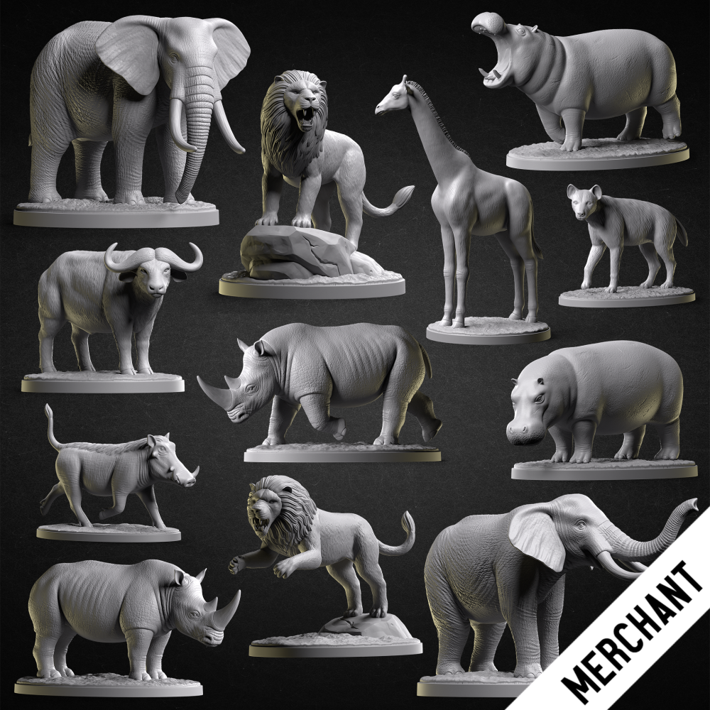 Savanna Wildlife - Merchant's Cover