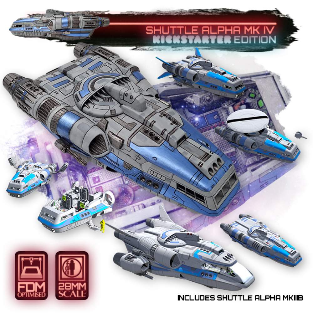 Shuttle Alpha MK IV Kickstarter Edition's Cover