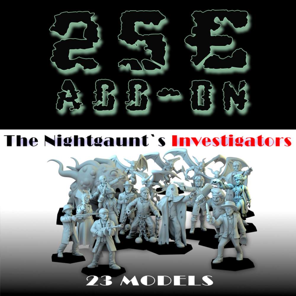 Addon - THE NIGHTGAUNTS INVESTIGATORS MINIATURES's Cover
