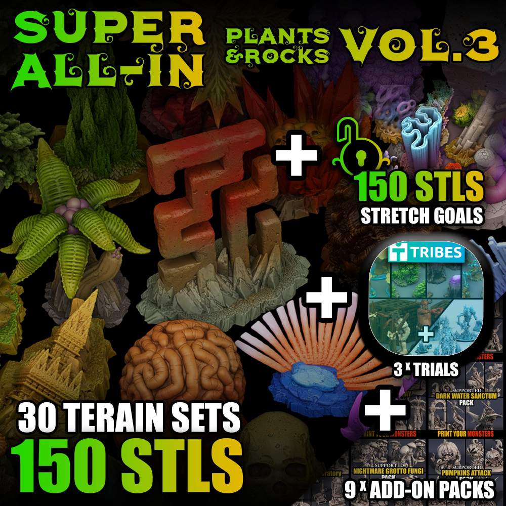 SUPER ALL-IN PLANTS & ROCKS VOL.3's Cover