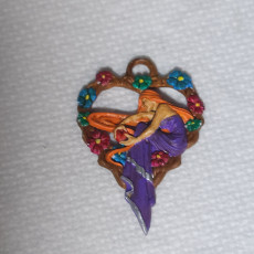 Picture of print of Maiden Of the Heart - Pendant - Valentines comp entry