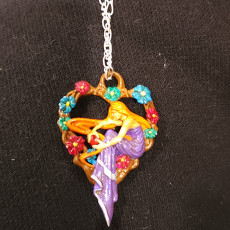 Picture of print of Maiden Of the Heart - Pendant - Valentines comp entry