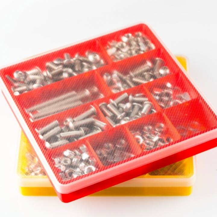 3D Printable M4/M5 Screw Organizer by Walter Hsiao