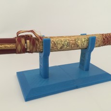 Picture of print of Japanese Katana Sword Display Stand This print has been uploaded by Trevor Day - Enterprise XD Design