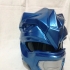 Blue Power Ranger Helmet print image