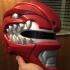 Red Power Ranger Helmet print image