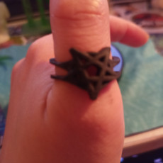 Picture of print of Pentagram Ring