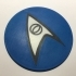 Star Trek TOS USS Enterprise Science & Medical Dept. Logo Coaster / Plaque image