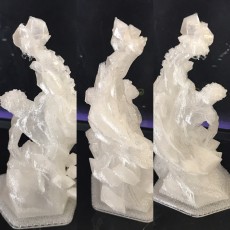 Picture of print of 3D Printing Industry Awards Low Poly Trophy